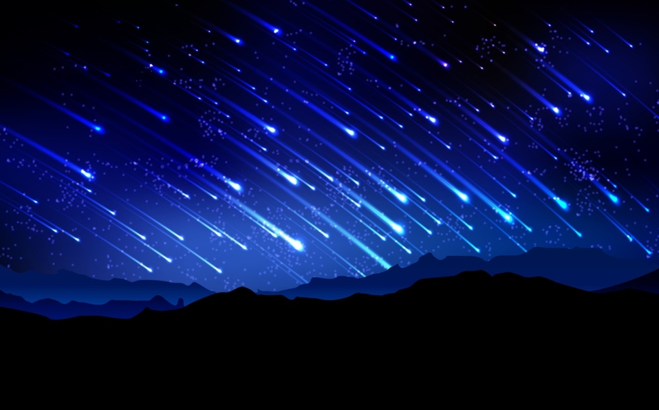 Chuva de meteoros - Fonte: Shutterstock